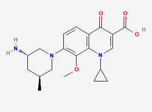 Two-dimensional chemical structure of Nemonoxacin