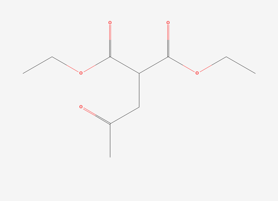Two-dimensional chemical structure of Diethyl (2-oxopropyl)propanedioate