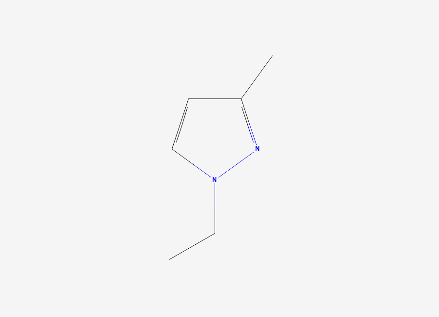 Two-dimensional chemical structure of 1-ethyl-3-methyl-1H-pyrazole