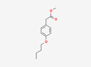 Two-dimensional chemical structure of Bufexamac EP Impurity B, CAS 29056-06-2