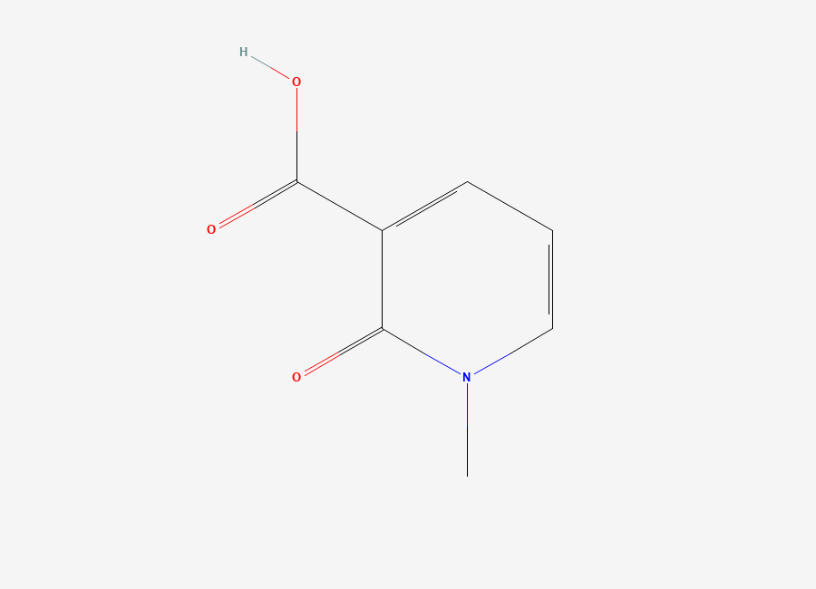 Two-dimensional chemical structure of 1-Methyl-2-oxo-1,2-dihydropyridine-3-carboxylic acid