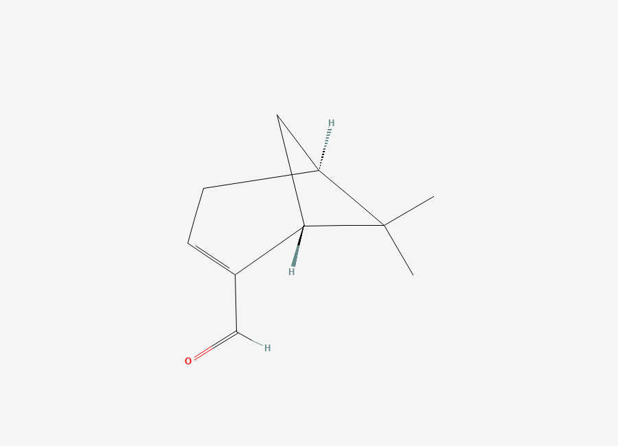 Two-dimensional chemical structure of Myrtenal, (A+-)-