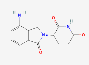 Two-dimensional chemical structure of S-Lenalidomide, CAS 202271-91-8
