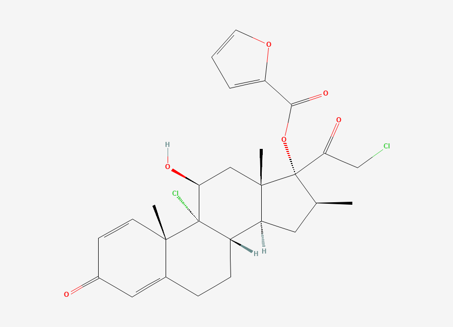 Two-dimensional chemical structure of Mometasone EP Impurity S, CAS 2231764-75-1