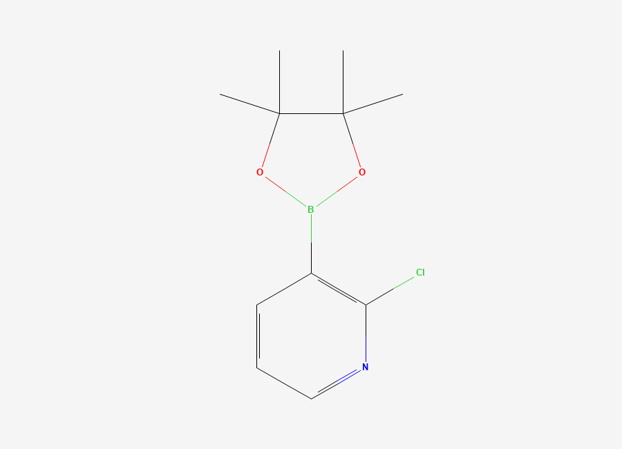 Two-dimensional chemical structure of 2-Chloropyridine-3-boronic acid pinacol ester