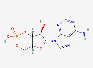 Two-dimensional chemical structure of Adenosine Cyclophosphate Impurity 2