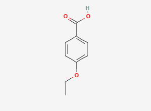 Two-dimensional chemical structure of 4-ethoxybenzoic Acid (Sildenafil Inhouse Impurity), CAS 619-86-3
