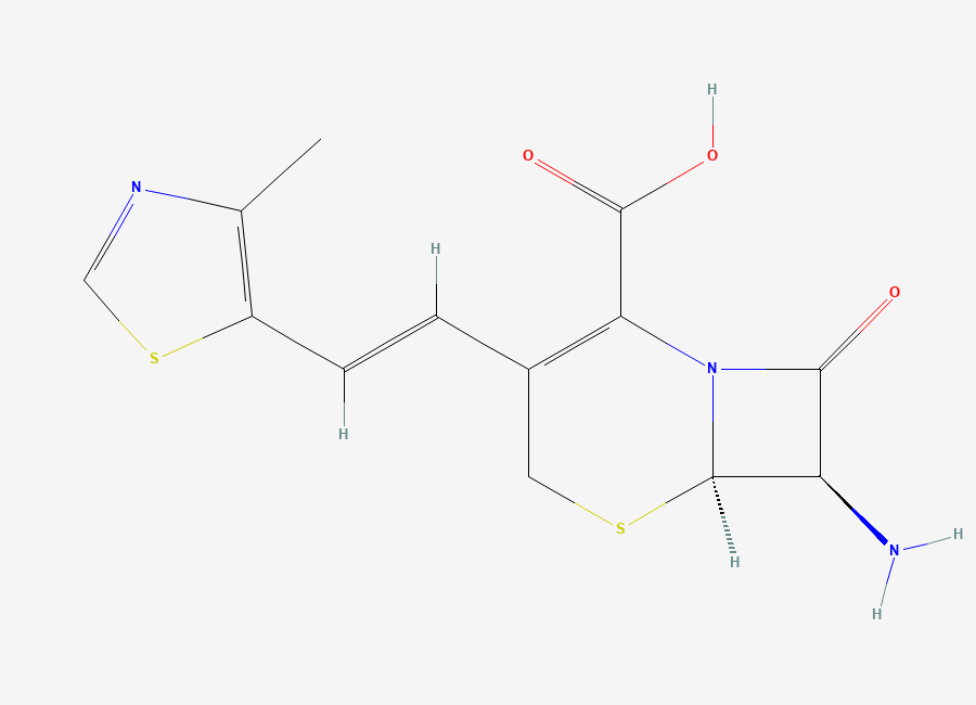 Two-dimensional chemical structure of Cefditoren Pivoxil Impurity 7