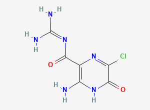 Two-dimensional chemical structure of Amiloride EP Impurity C (Free Base), CAS 76599-74-1