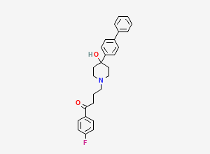 Two-dimensional chemical structure of Bromperidol EP Impurity C (Free Base) / Phenylperidol, CAS 1347289-37-5