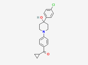 Two-dimensional chemical structure of Haloperidol By-Product 7, CAS 185626-66-8