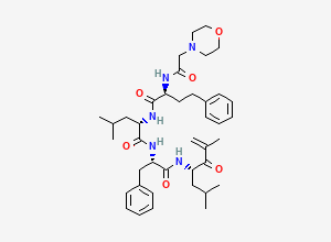 Two-dimensional chemical structure of Carfilzomib impurity Y