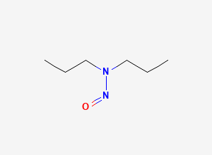 Two-dimensional chemical structure of N-Nitrosodipropylamine (NDPA), CAS 621-64-7