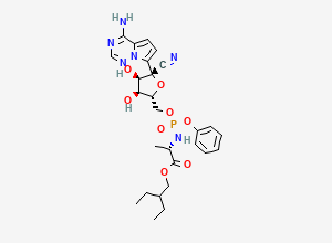 Two-dimensional chemical structure of Remdesivir R-P isomer