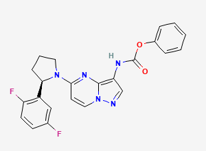 Two-dimensional chemical structure of Larotrectinib Impurity 5, CAS 2135871-21-3