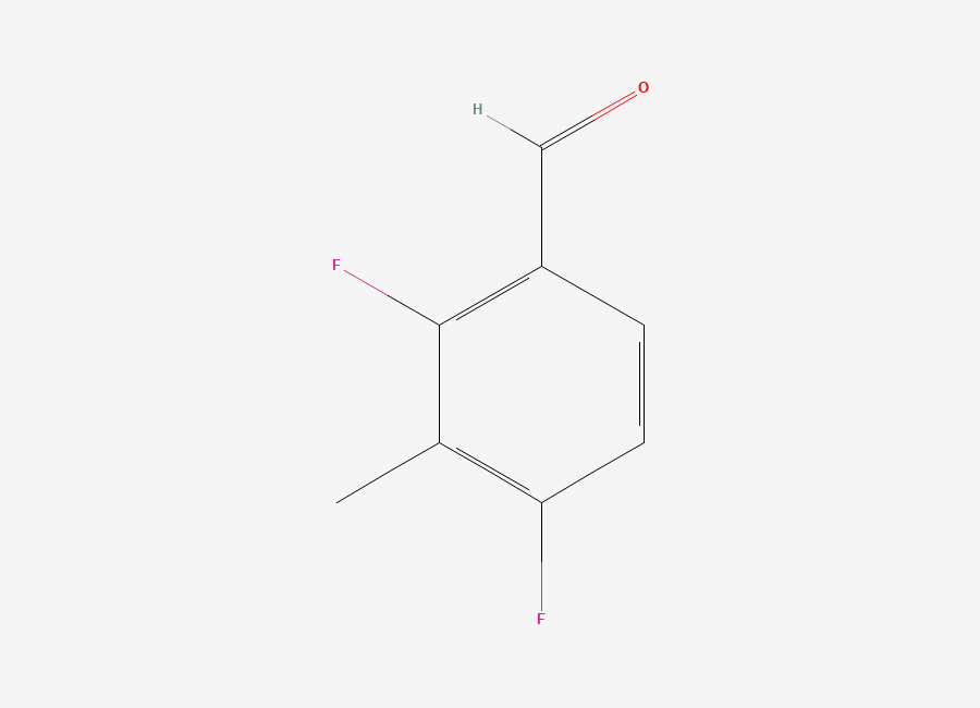 Two-dimensional chemical structure of 2,4-Difluoro-3-methylbenzaldehyde