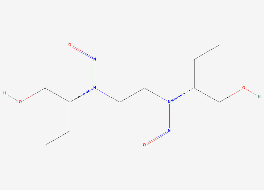 Two-dimensional chemical structure of N-Nitroso-Thambutol (Dinitroso), CAS 52322-22-2