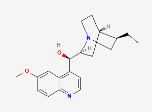 Two-dimensional chemical structure of Quinine EP Impurity C / Dihydroquinine, CAS 522-66-7