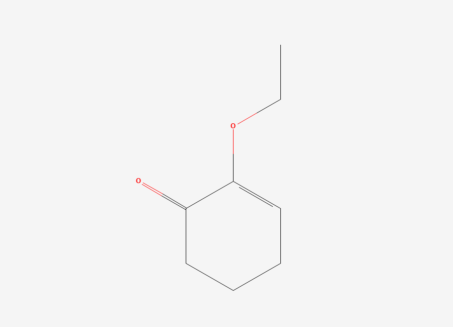 Two-dimensional chemical structure of 2-Ethoxycyclohex-2-en-1-one