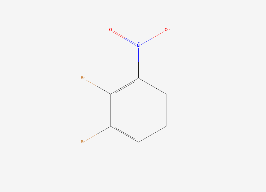 Two-dimensional chemical structure of 1,2-Dibromo-3-nitrobenzene