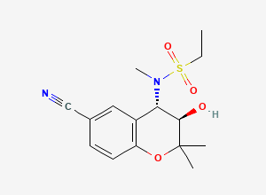 Two-dimensional chemical structure of Chromanol 293B