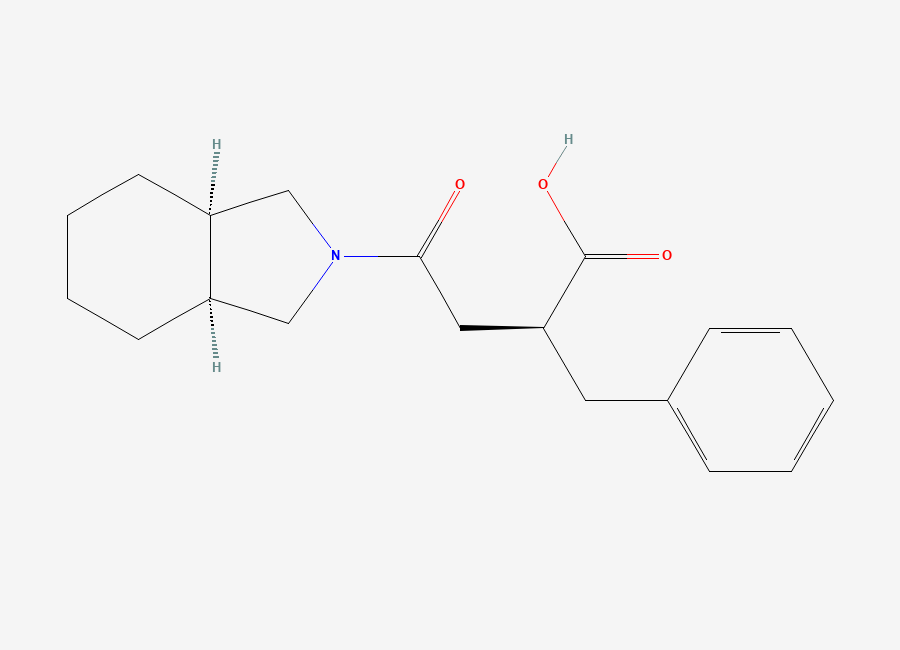 Two-dimensional chemical structure of Mitiglinide, CAS 145375-43-5