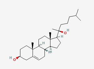 Two-dimensional chemical structure of 20alpha-Hydroxycholesterol