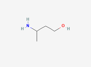 Two-dimensional chemical structure of 3-Aminobutan-1-ol