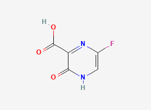 Two-dimensional chemical structure of Favipiravir Carboxylic Acid, CAS 1079990-21-8