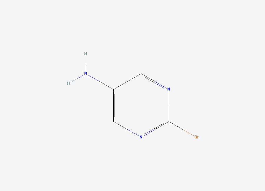 Two-dimensional chemical structure of 2-Bromopyrimidin-5-amine