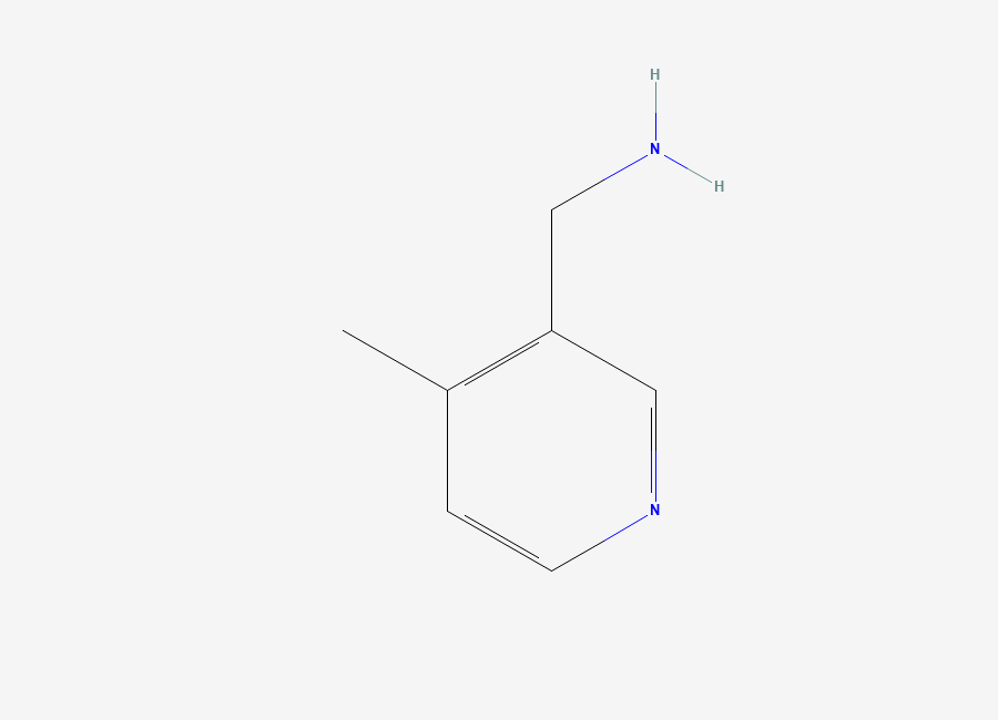 Two-dimensional chemical structure of (4-Methylpyridin-3-yl)methanamine