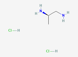 Two-dimensional chemical structure of (2R)-propane-1,2-diamine dihydrochloride