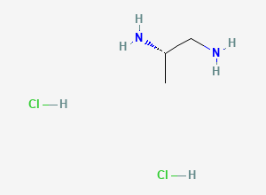 Two-dimensional chemical structure of (2S)-propane-1,2-diamine dihydrochloride