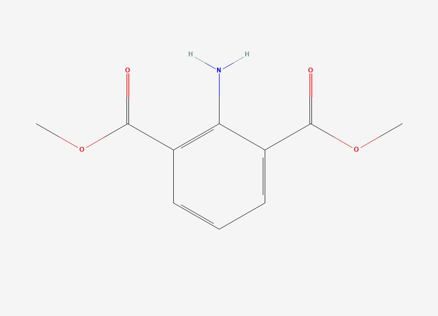 Two-dimensional chemical structure of Dimethyl 2-aminoisophthalate