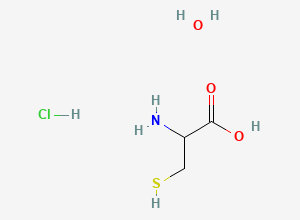 Two-dimensional chemical structure of Cysteine Hydrochloride Monohydrate, CAS 7048-04-6