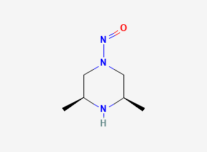 Two-dimensional chemical structure of 1-Nitroso-3,5-dimethylpiperazine, cis-