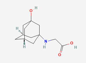 Two-dimensional chemical structure of Vildagliptin Impurity P