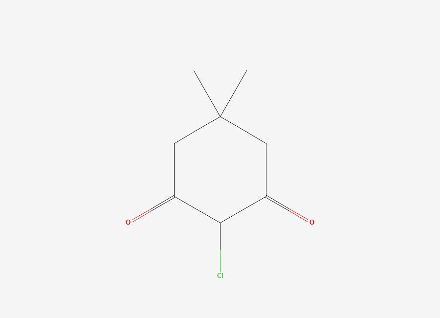 Two-dimensional chemical structure of Chlorodimedone