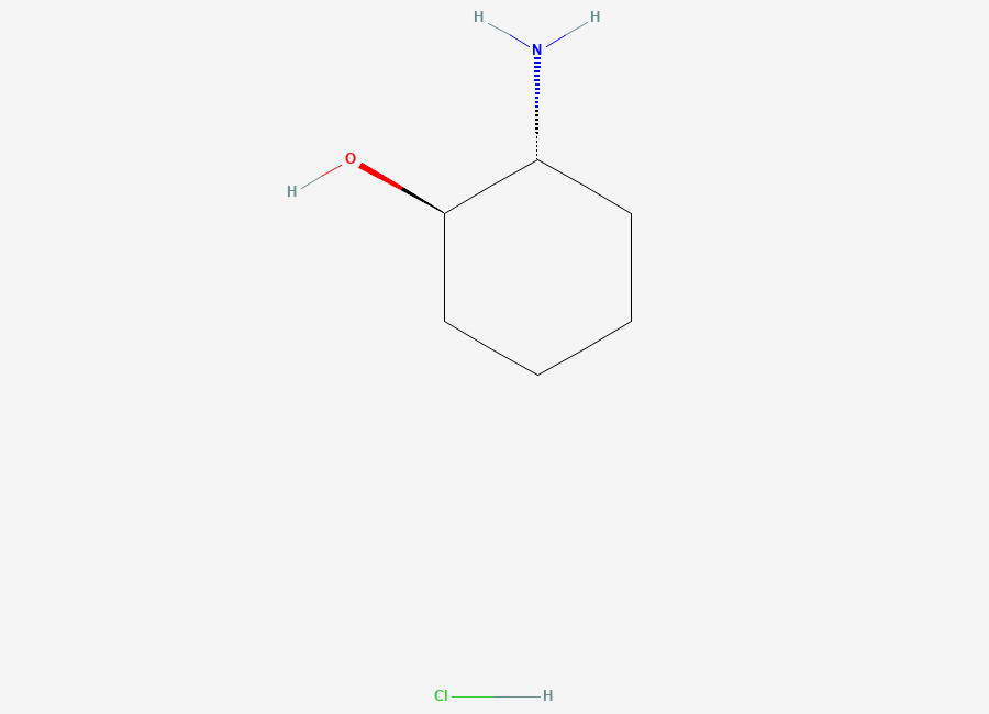 Two-dimensional chemical structure of Cyclohexanol, 2-amino-, hydrochloride (1:1), (1R,2R)-