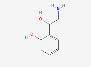 Two-dimensional chemical structure of 2-Octopamine