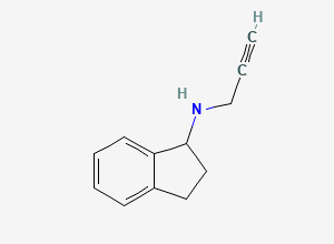Two-dimensional chemical structure of Racemic rasagiline
