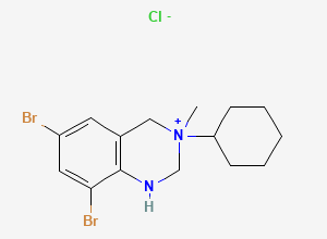 Two-dimensional chemical structure of Bromhexine EP Impurity E(Chloride Salt), CAS 1660957-93-6