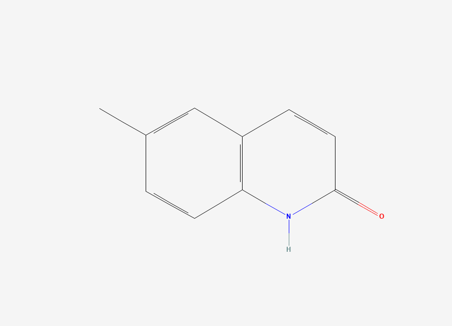 Two-dimensional chemical structure of 6-Methylquinolin-2(1H)-one