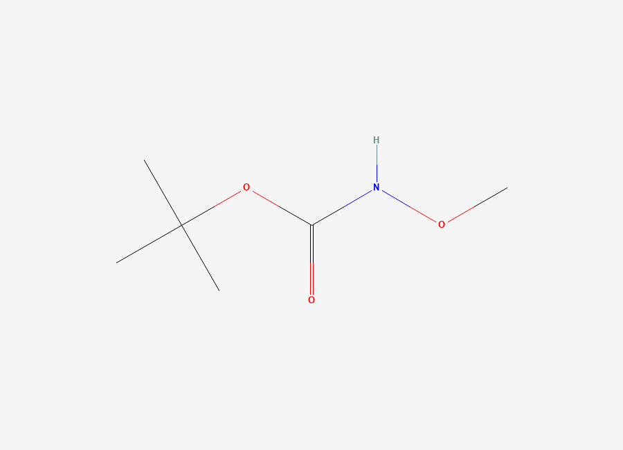 Two-dimensional chemical structure of tert-butyl N-methoxycarbamate