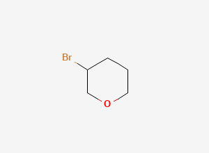 Two-dimensional chemical structure of 3-Bromooxane