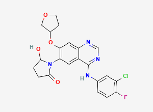 Two-dimensional chemical structure of Afatinib Impurity 19