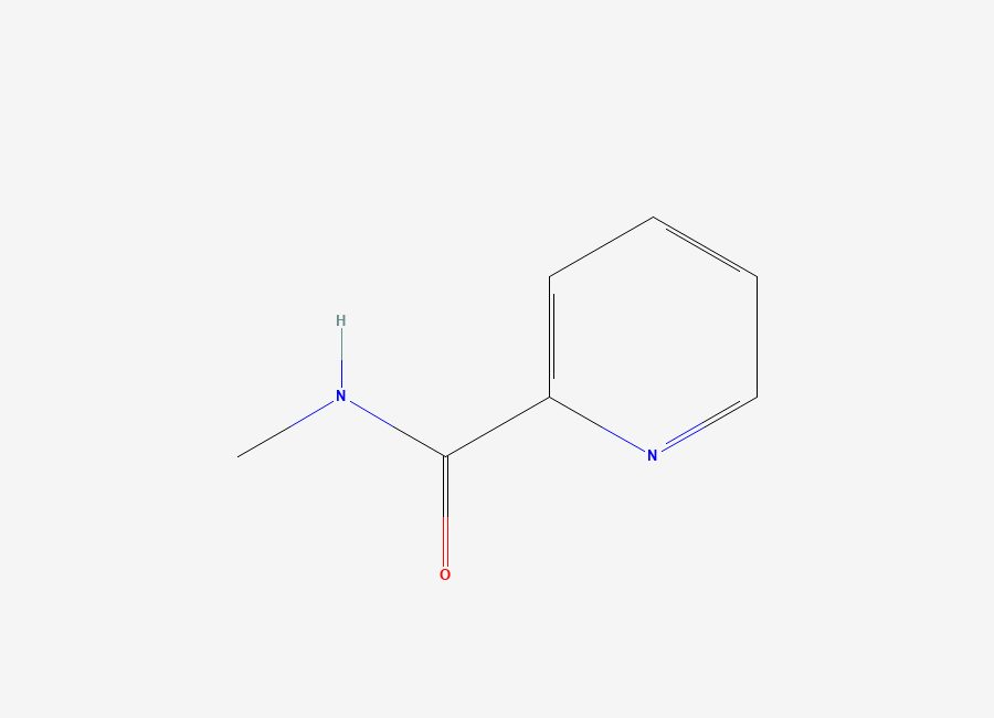 Two-dimensional chemical structure of N-methylpyridine-2-carboxamide