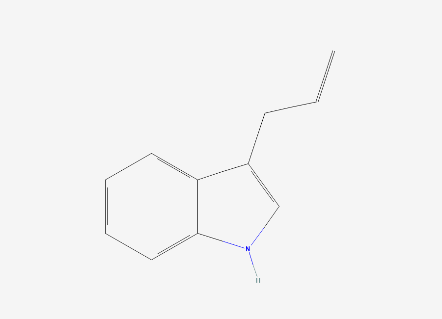 Two-dimensional chemical structure of 3-Allyl-1H-indole