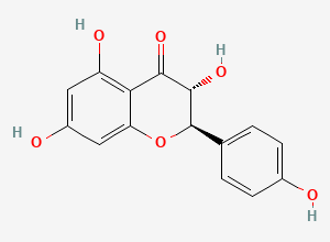 Two-dimensional chemical structure of Dihydrokaempferol
