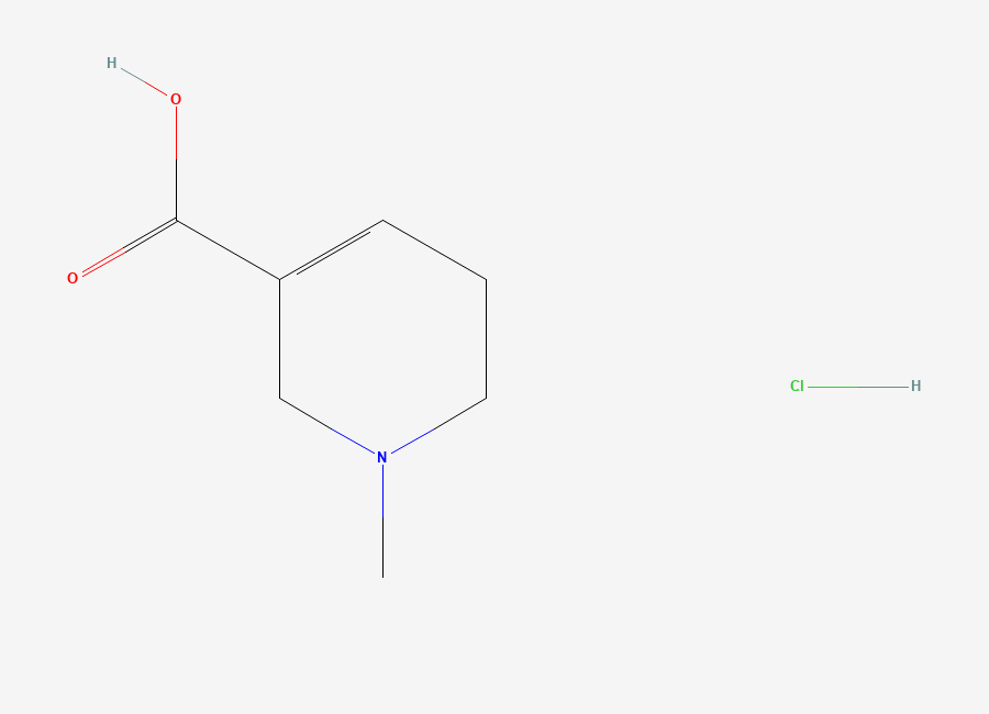 Two-dimensional chemical structure of Arecaidine hydrochloride